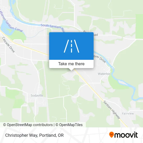 Christopher Way map