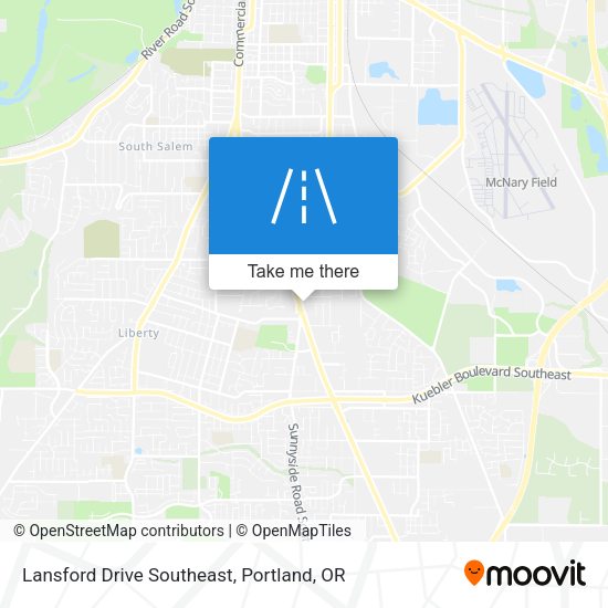 Mapa de Lansford Drive Southeast