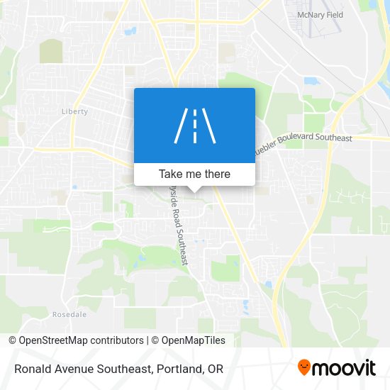 Ronald Avenue Southeast map