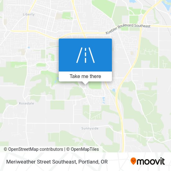 Meriweather Street Southeast map