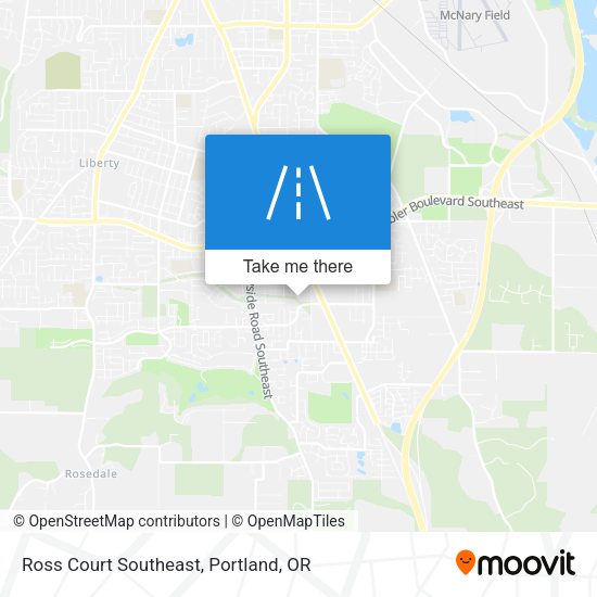 Ross Court Southeast map