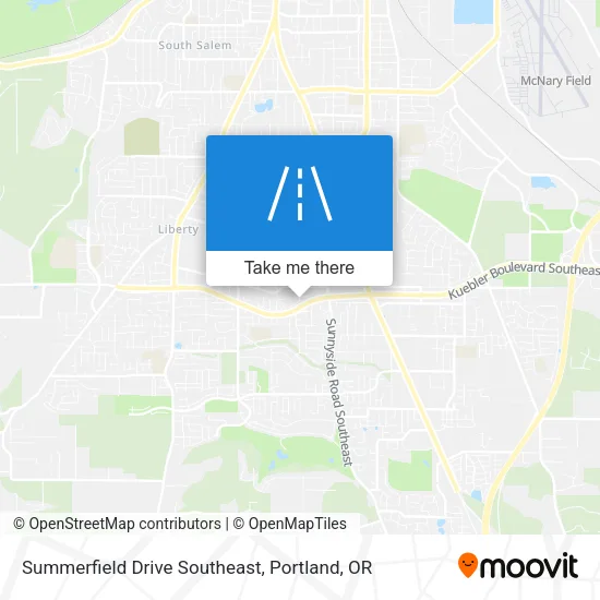 Summerfield Drive Southeast map