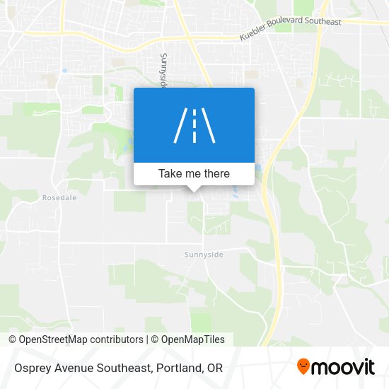 Osprey Avenue Southeast map