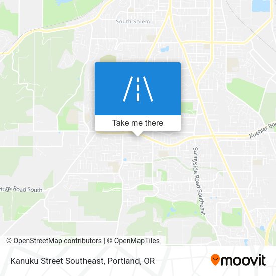 Kanuku Street Southeast map