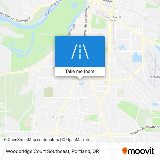 Woodbridge Court Southeast map