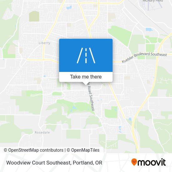 Woodview Court Southeast map