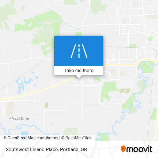 Southwest Leland Place map
