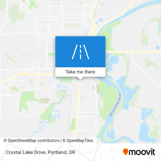 Crystal Lake Drive map