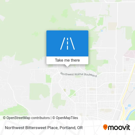 Northwest Bittersweet Place map