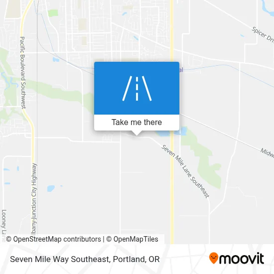 Seven Mile Way Southeast map