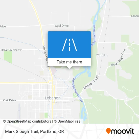 Mark Slough Trail map