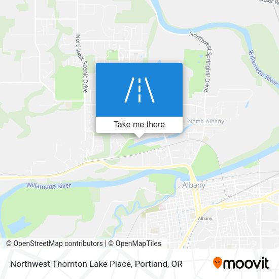 Mapa de Northwest Thornton Lake Place