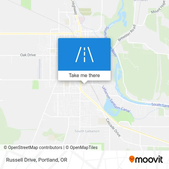 Russell Drive map