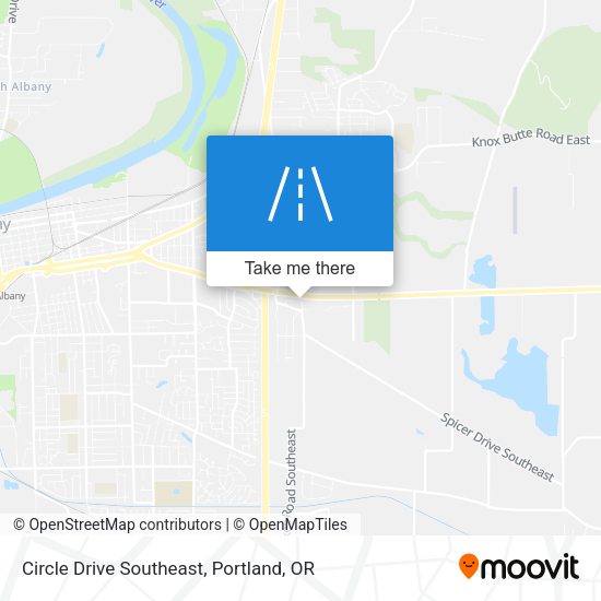 Circle Drive Southeast map