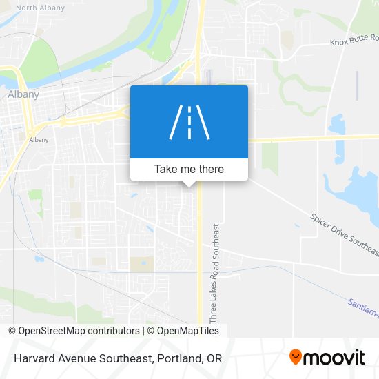 Harvard Avenue Southeast map