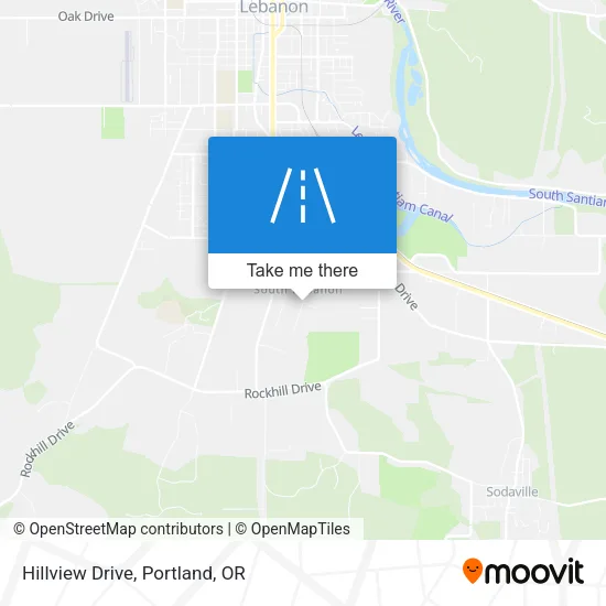 Hillview Drive map