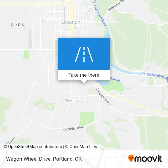 Wagon Wheel Drive map