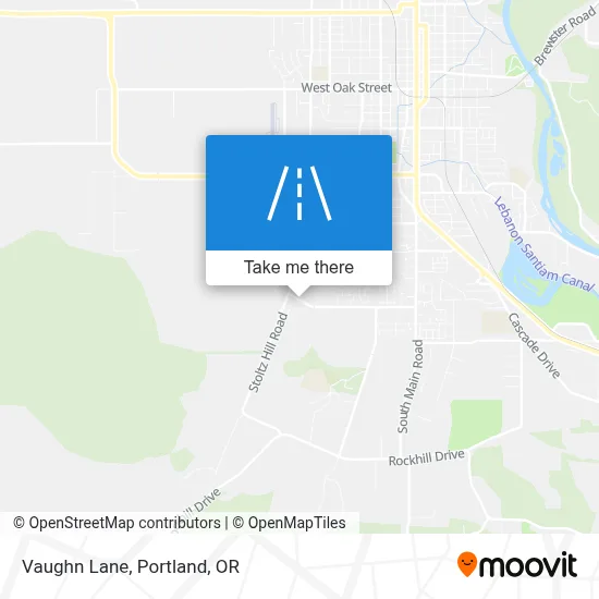 Vaughn Lane map
