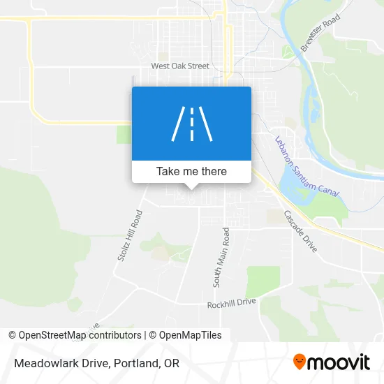 Meadowlark Drive map