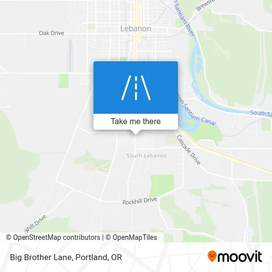 Big Brother Lane map