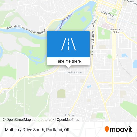 Mulberry Drive South map