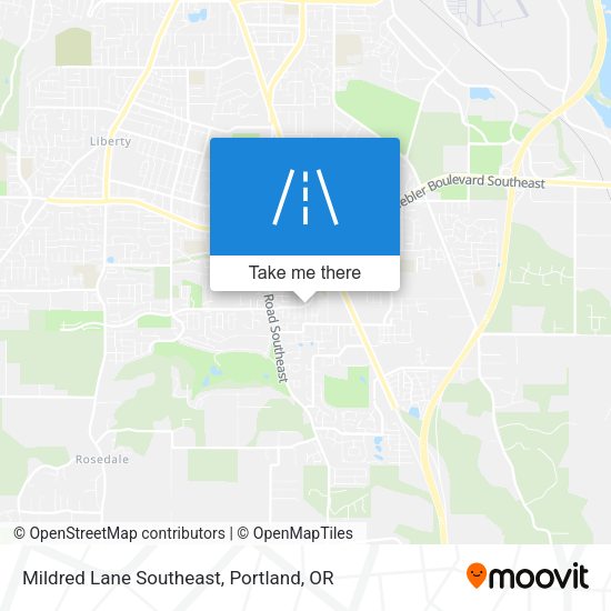 Mildred Lane Southeast map
