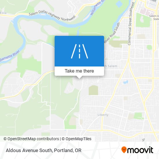 Aldous Avenue South map