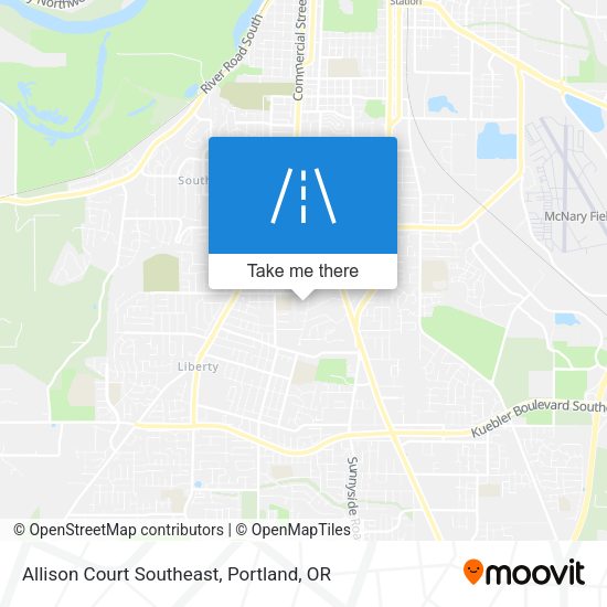 Mapa de Allison Court Southeast