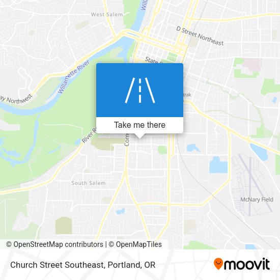 Mapa de Church Street Southeast