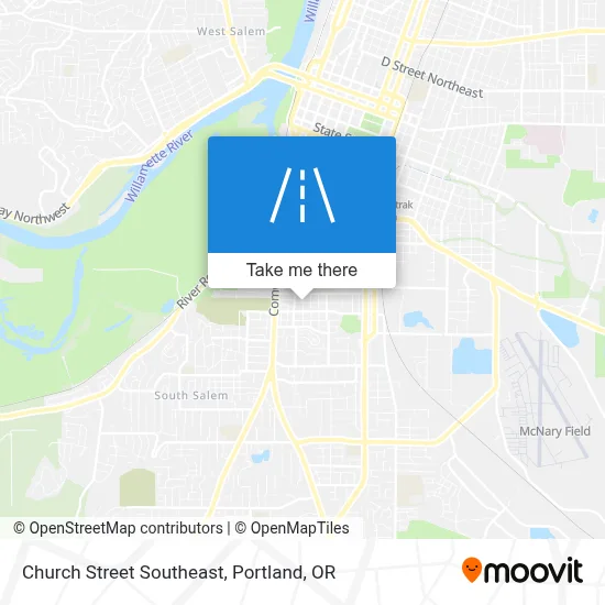 Church Street Southeast map