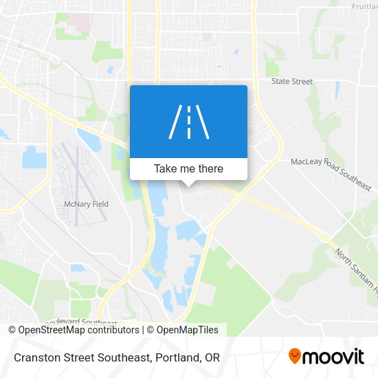 Cranston Street Southeast map