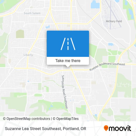 Mapa de Suzanne Lea Street Southeast