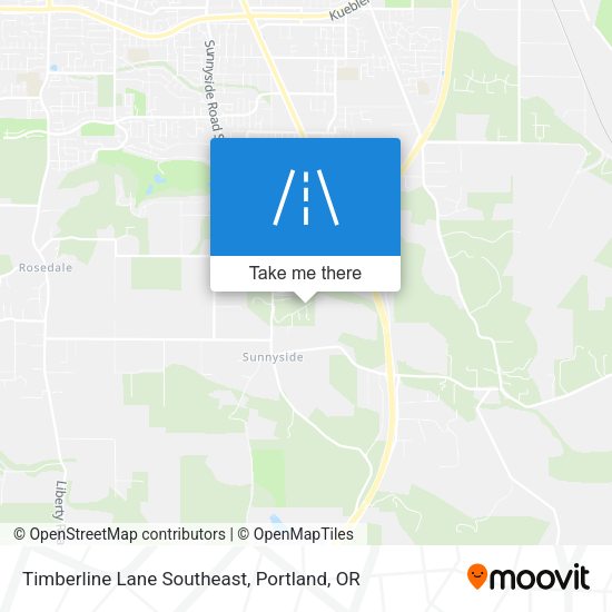 Timberline Lane Southeast map