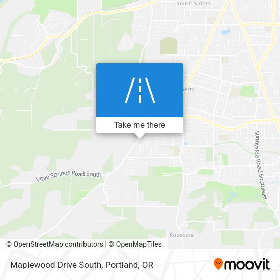 Maplewood Drive South map