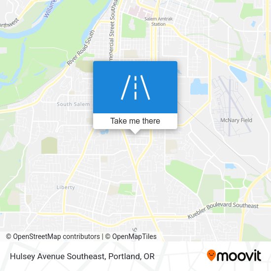 Hulsey Avenue Southeast map