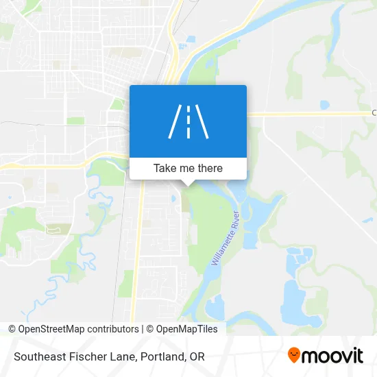 Southeast Fischer Lane map