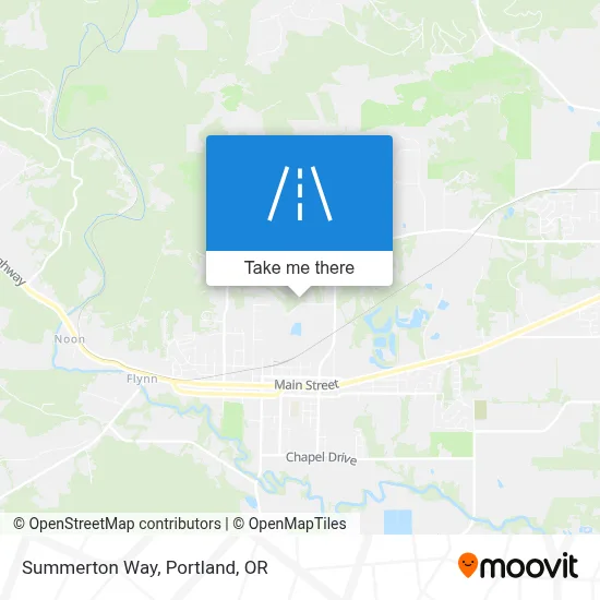 Summerton Way map