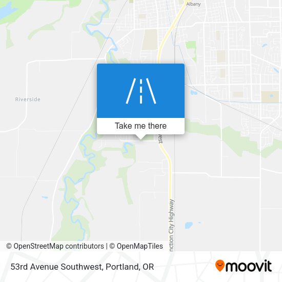 Mapa de 53rd Avenue Southwest