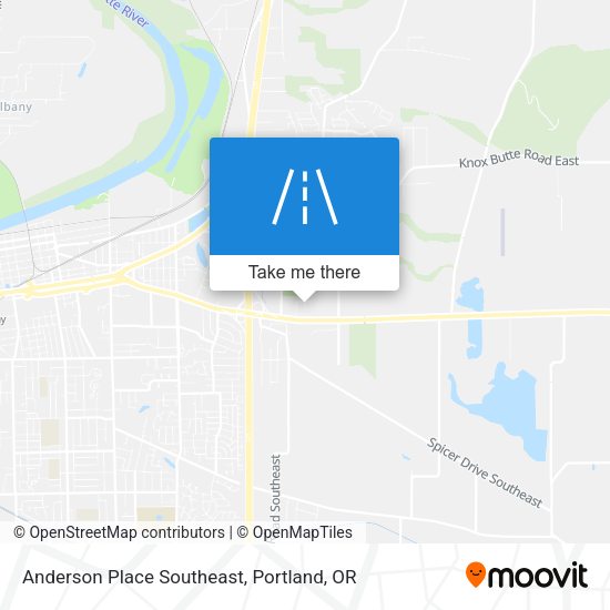 Anderson Place Southeast map