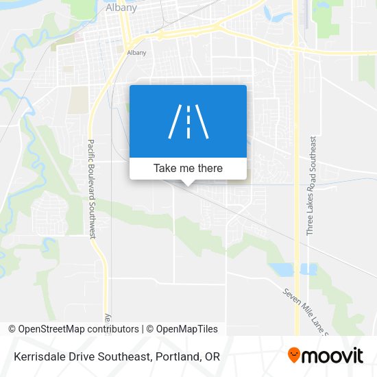 Mapa de Kerrisdale Drive Southeast