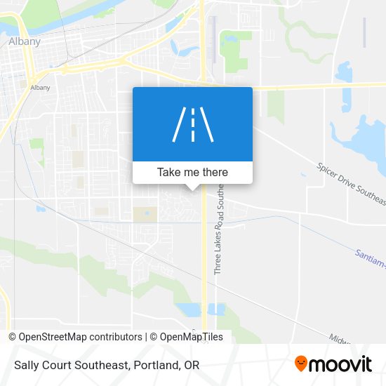 Sally Court Southeast map