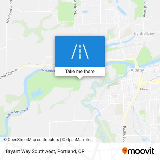 Mapa de Bryant Way Southwest