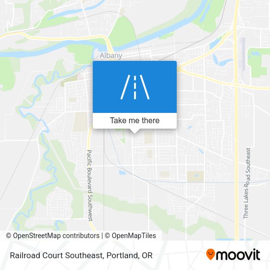 Railroad Court Southeast map