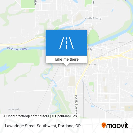 Lawnridge Street Southwest map