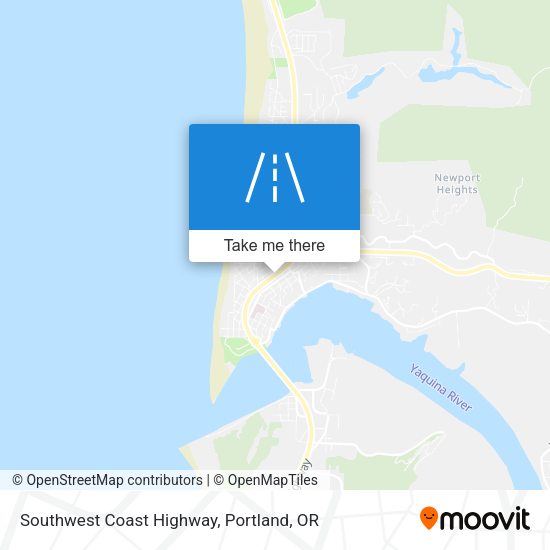 Southwest Coast Highway map