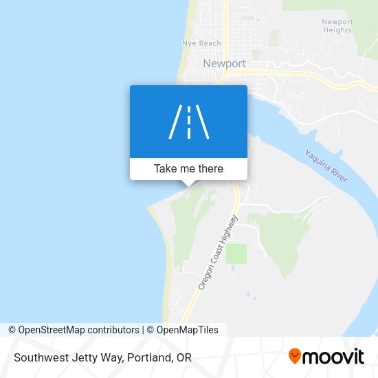 Southwest Jetty Way map