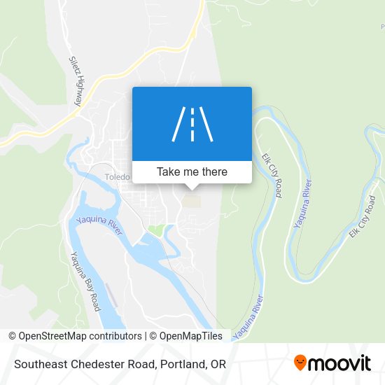 Southeast Chedester Road map
