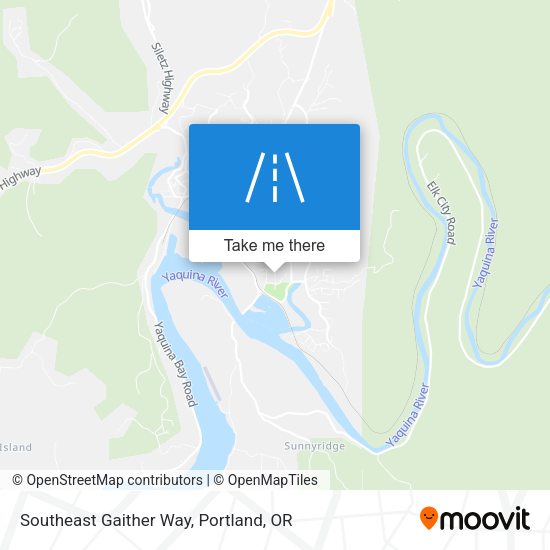 Southeast Gaither Way map