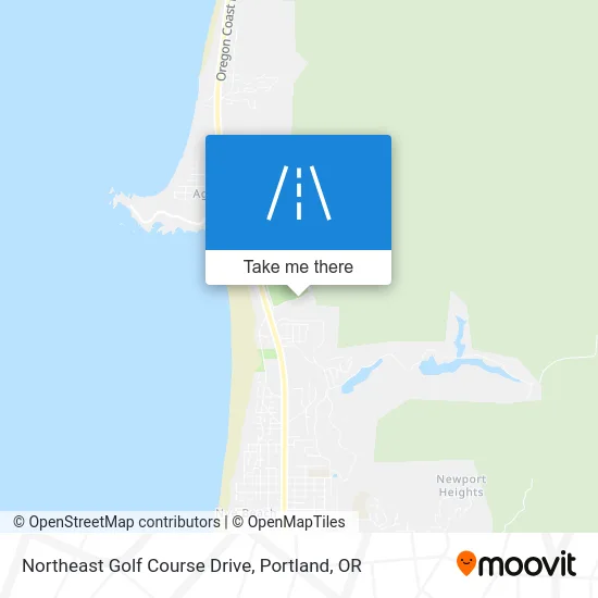 Northeast Golf Course Drive map