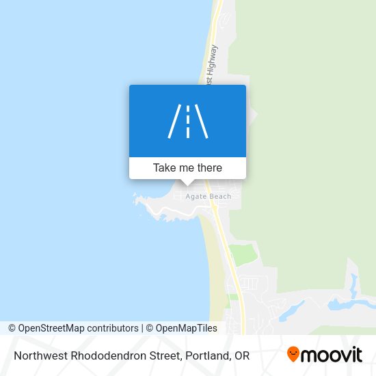 Northwest Rhododendron Street map